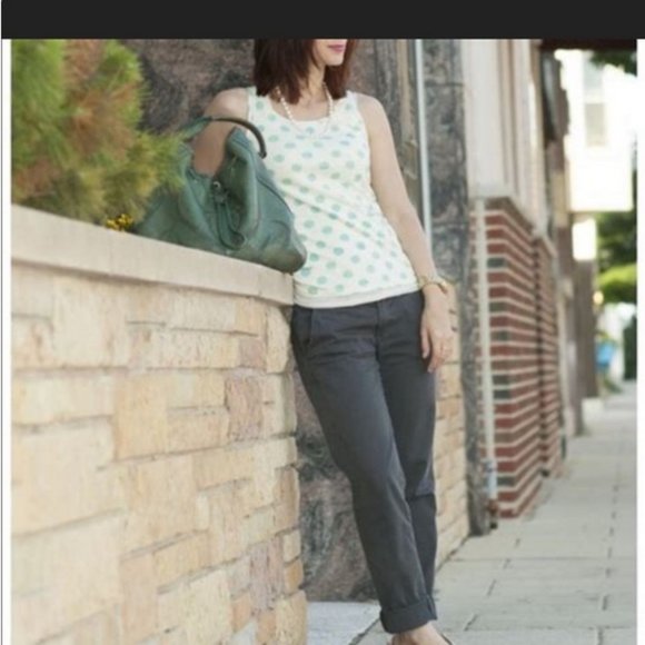 NWT $69 J.CREW Waverly Chino Gray Pants Size 4 - Picture 7 of 7